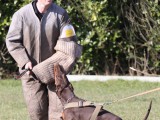 Luna training with Bastiaan de Rijk and helper Fabian van Aalsburg